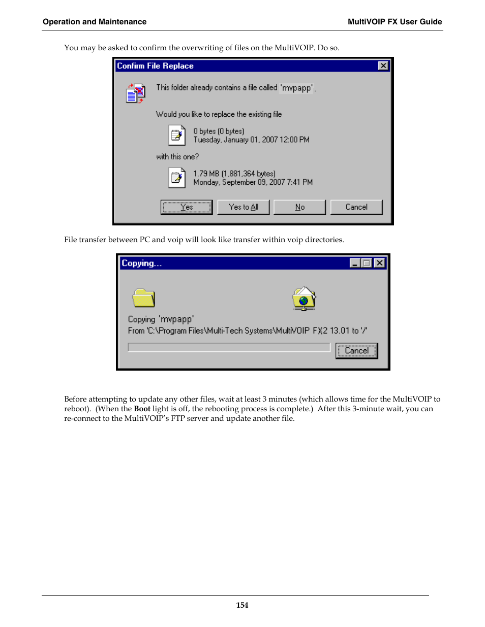 Multi-Tech Systems MVPFX2-2 User Manual | Page 154 / 193