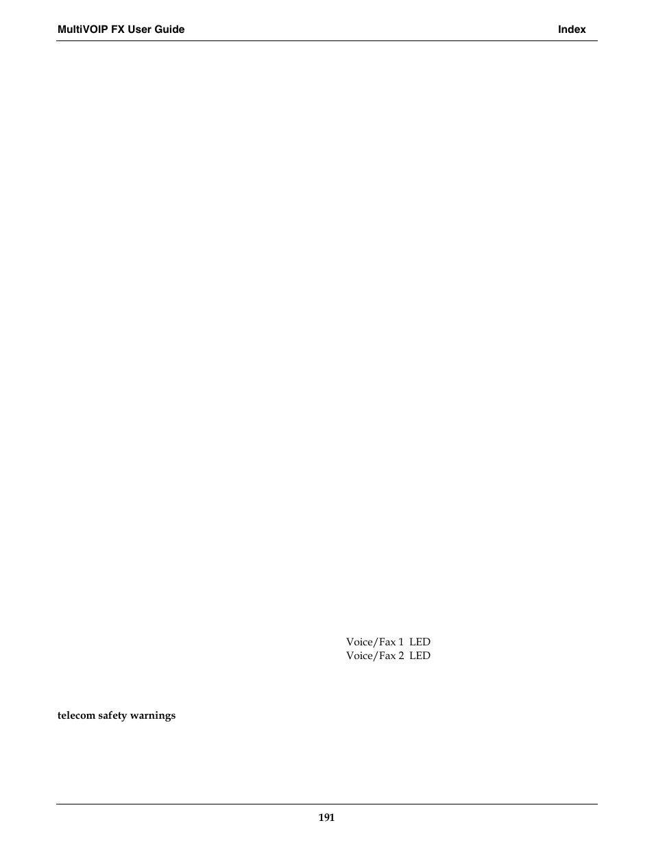 Multi-Tech Systems MVPFX2-2 User Manual | Page 191 / 193