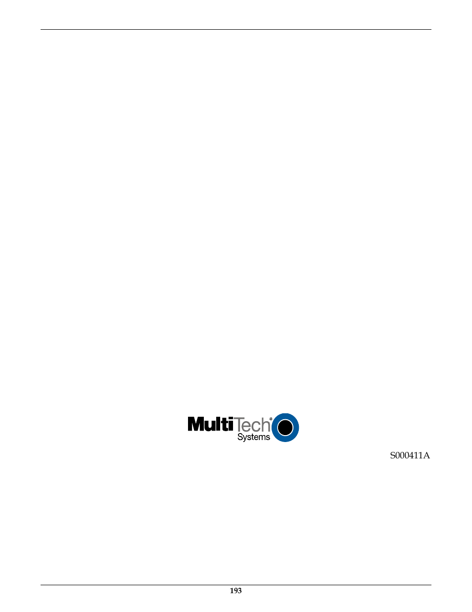 Multi-Tech Systems MVPFX2-2 User Manual | Page 193 / 193