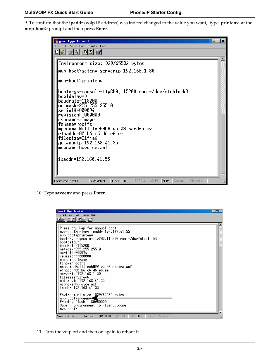 Multi-Tech Systems MVPFX2-2 User Manual | Page 25 / 193