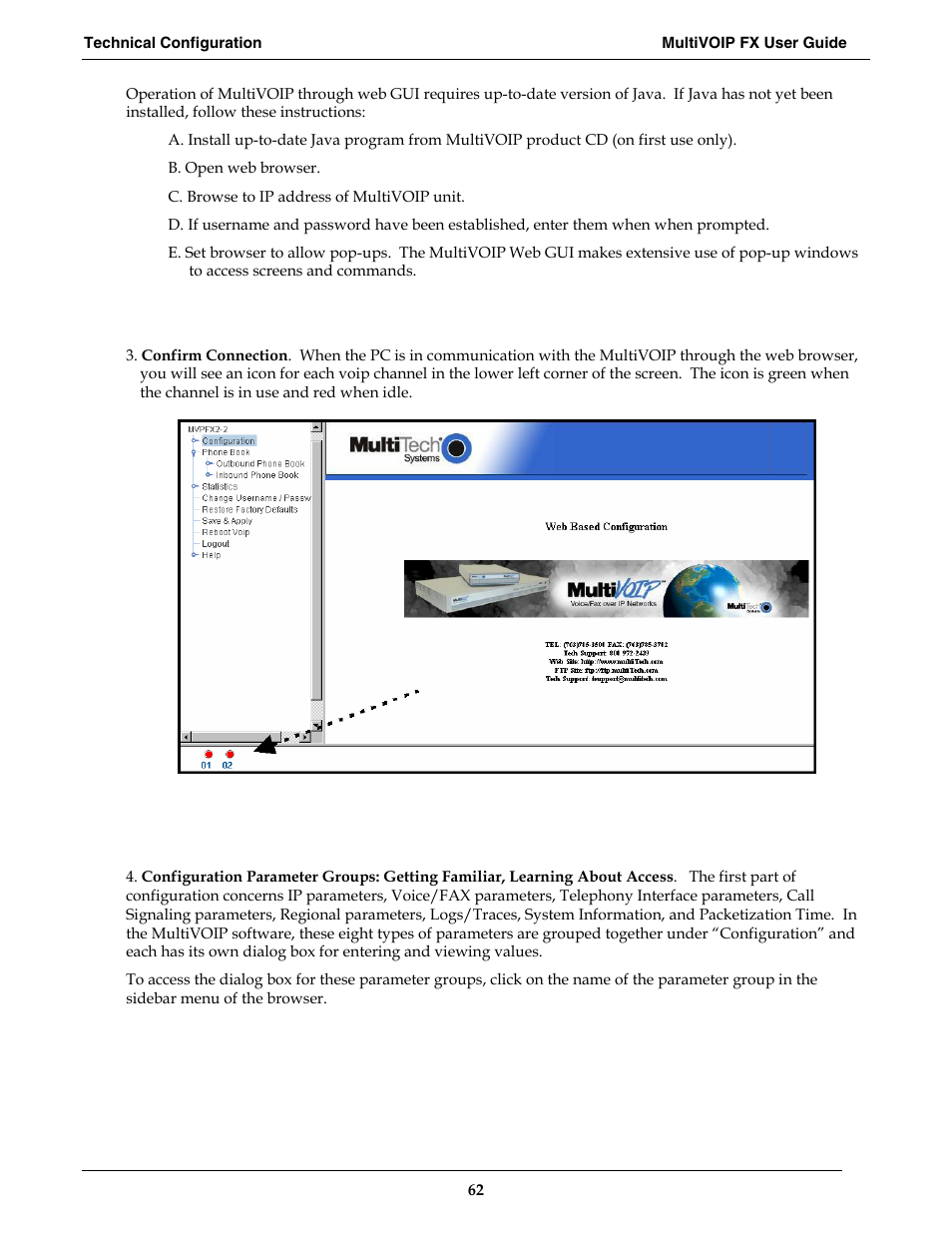 Multi-Tech Systems MVPFX2-2 User Manual | Page 62 / 193