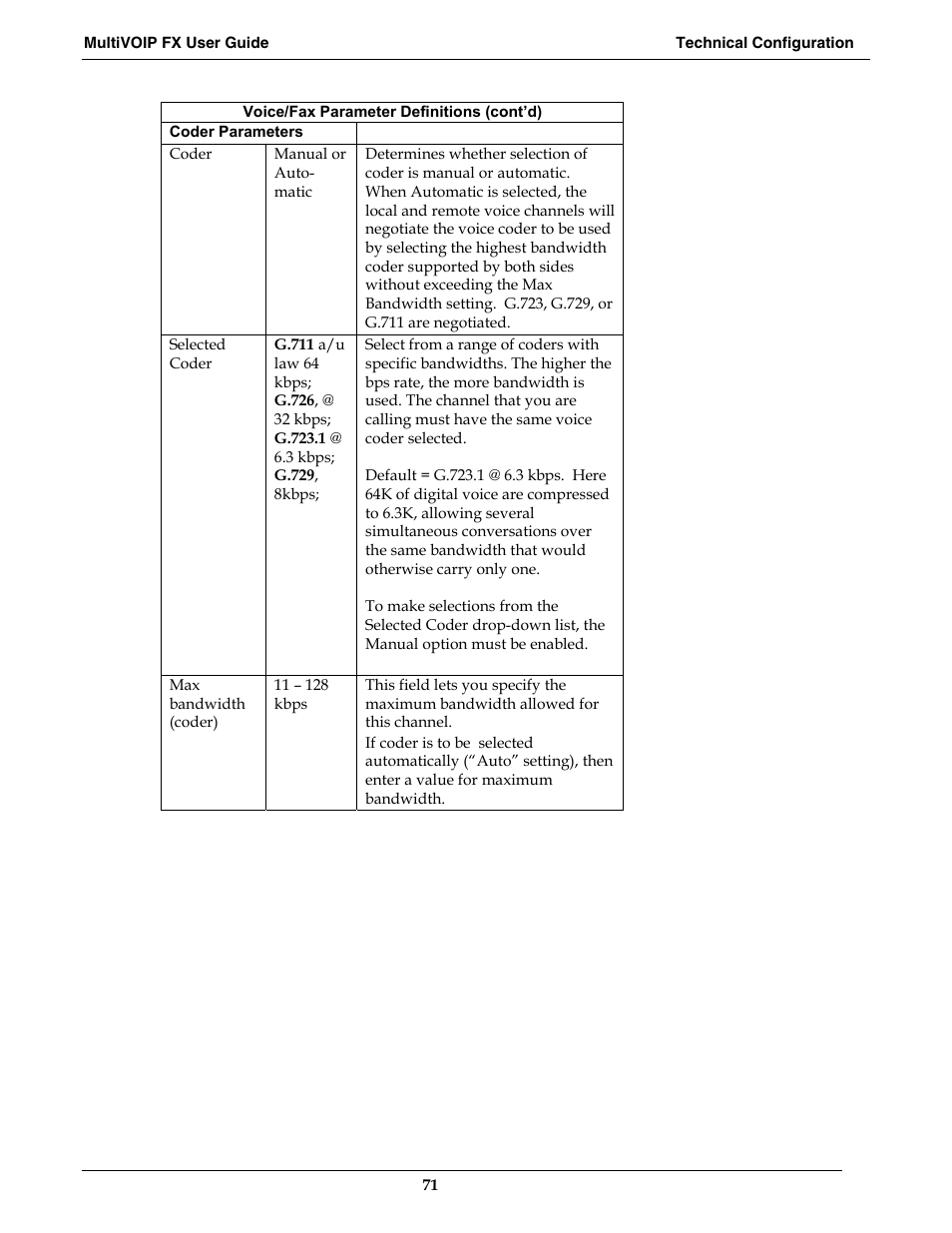 Multi-Tech Systems MVPFX2-2 User Manual | Page 71 / 193