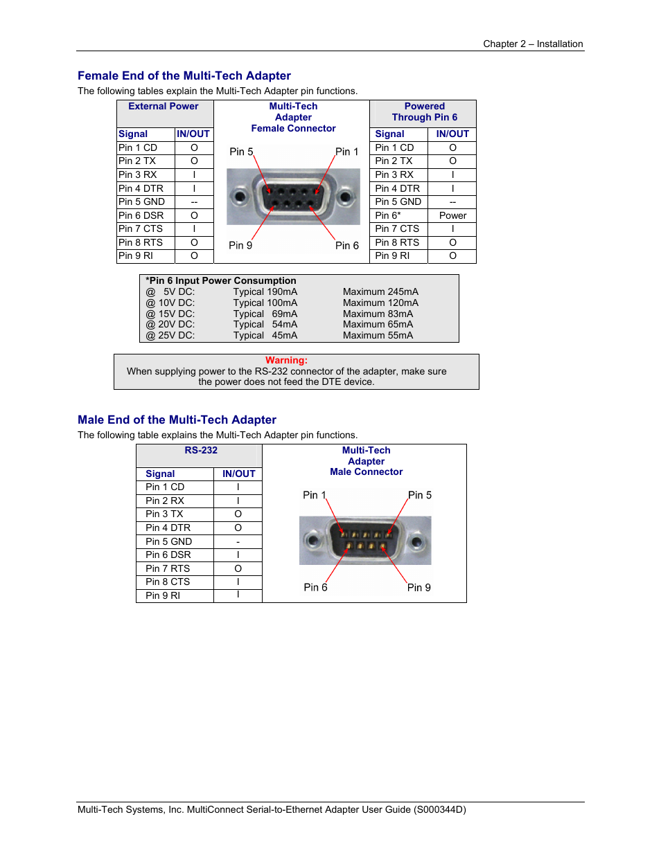 Multi-Tech Systems MultiConnect Adapter Serial-to-Ethernet Adapter with IP User Manual | Page 11 / 22