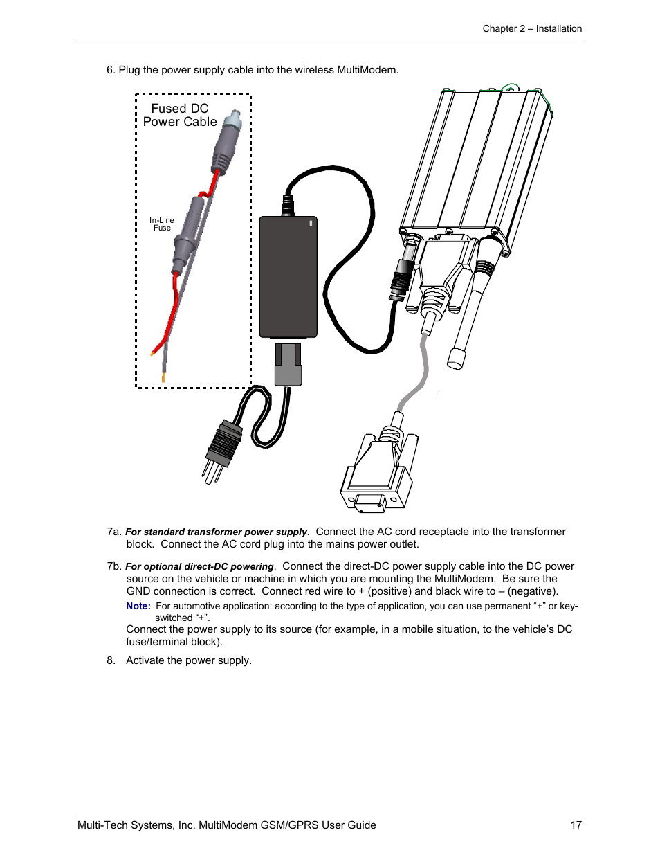 Multi-Tech Systems MTCBA-G-F1 User Manual | Page 17 / 29
