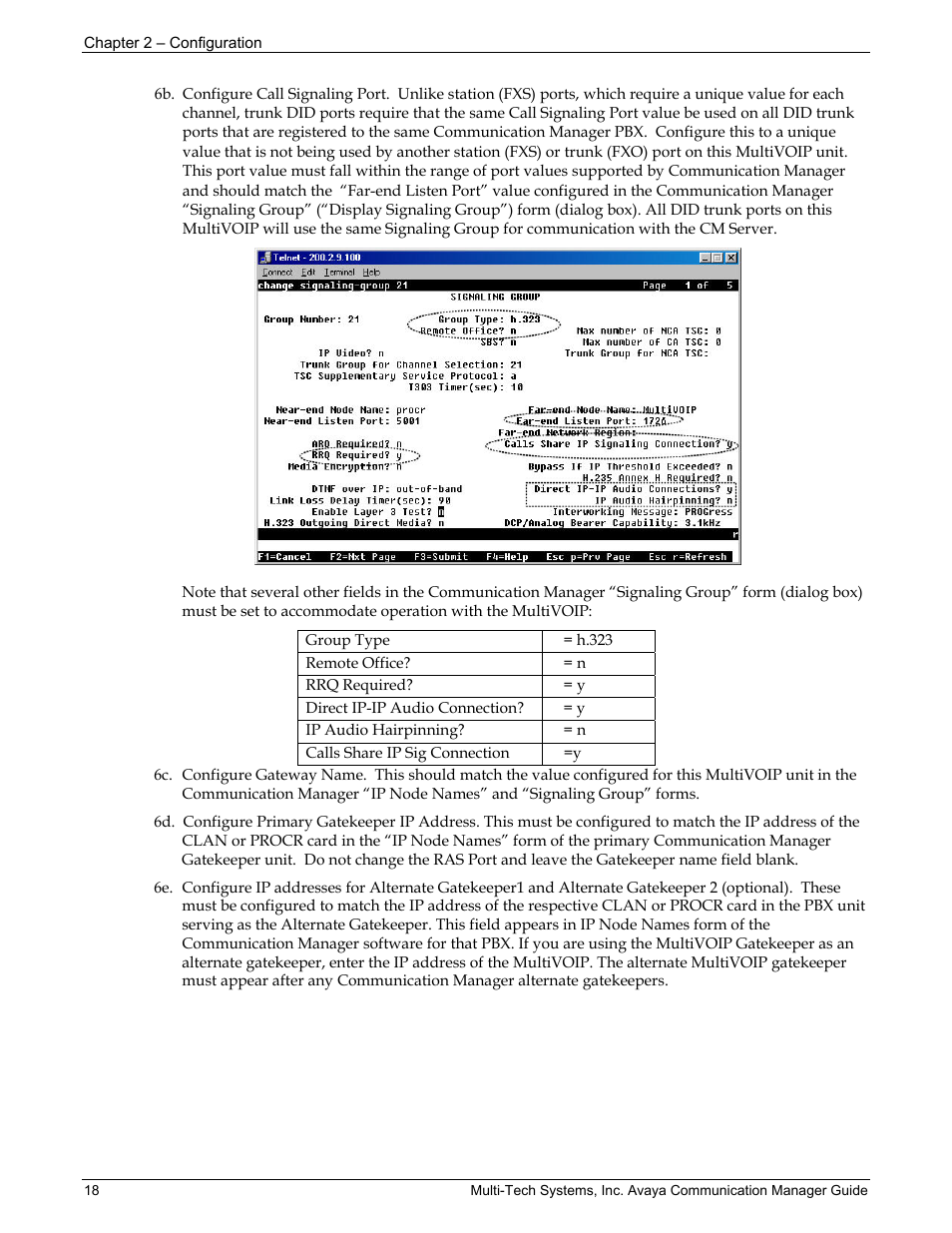 Multi-Tech Systems MVP103 User Manual | Page 18 / 79