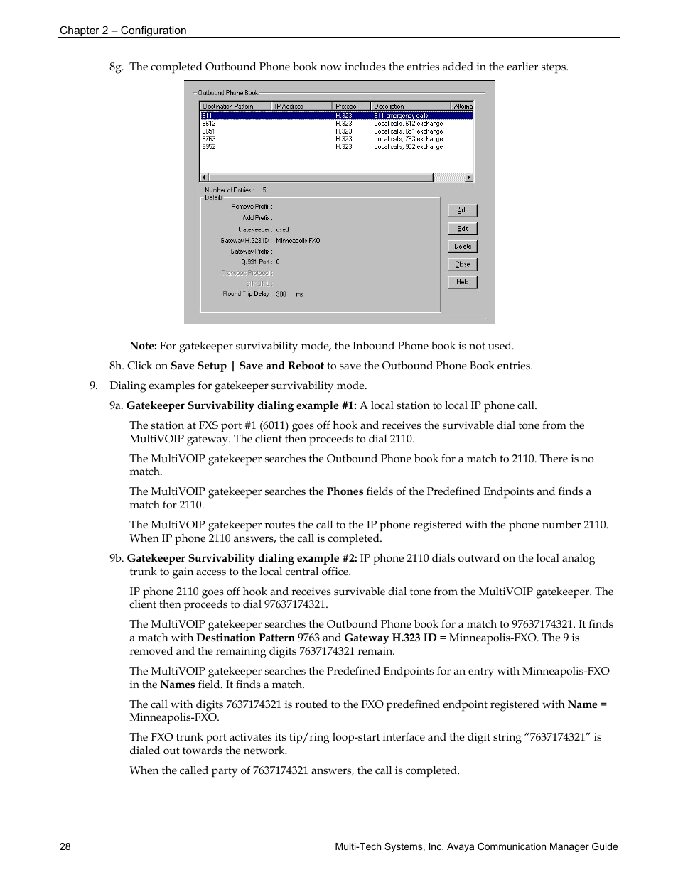 Multi-Tech Systems MVP103 User Manual | Page 28 / 79