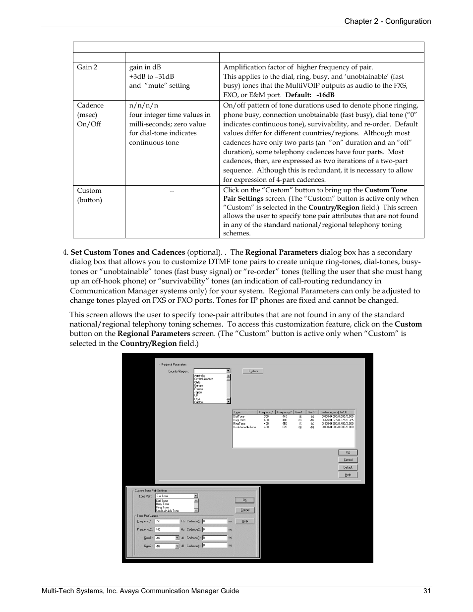 Multi-Tech Systems MVP103 User Manual | Page 31 / 79