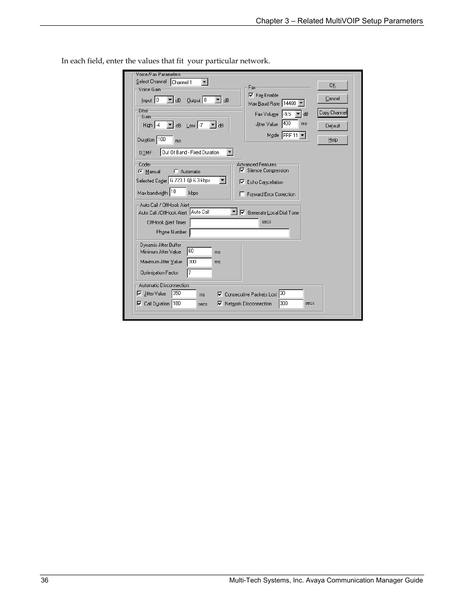 Multi-Tech Systems MVP103 User Manual | Page 36 / 79