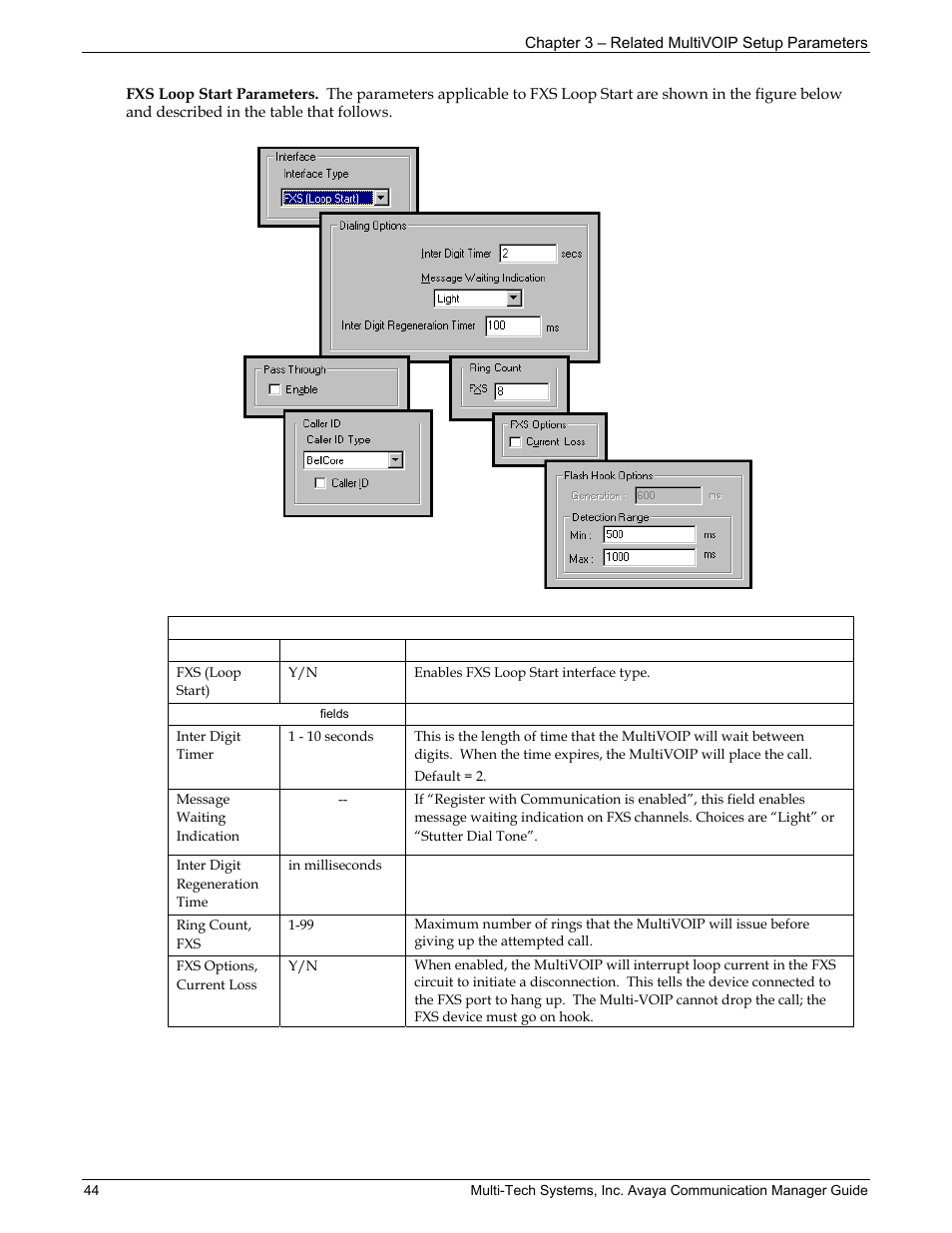Multi-Tech Systems MVP103 User Manual | Page 44 / 79