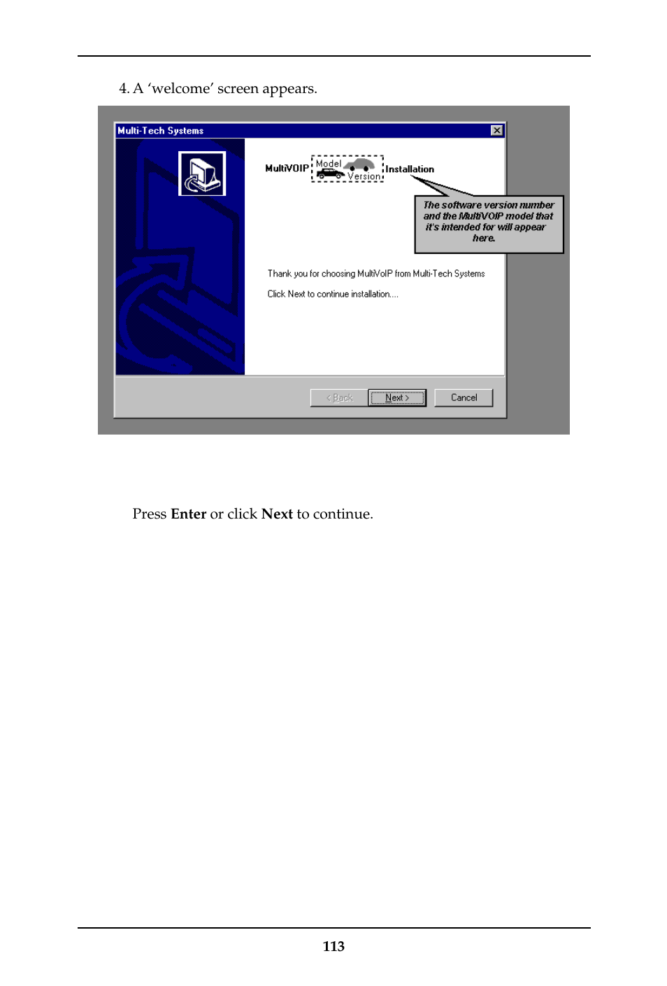 Multi-Tech Systems MULTIVOIP MVP-410ST/810ST User Manual | Page 113 / 559