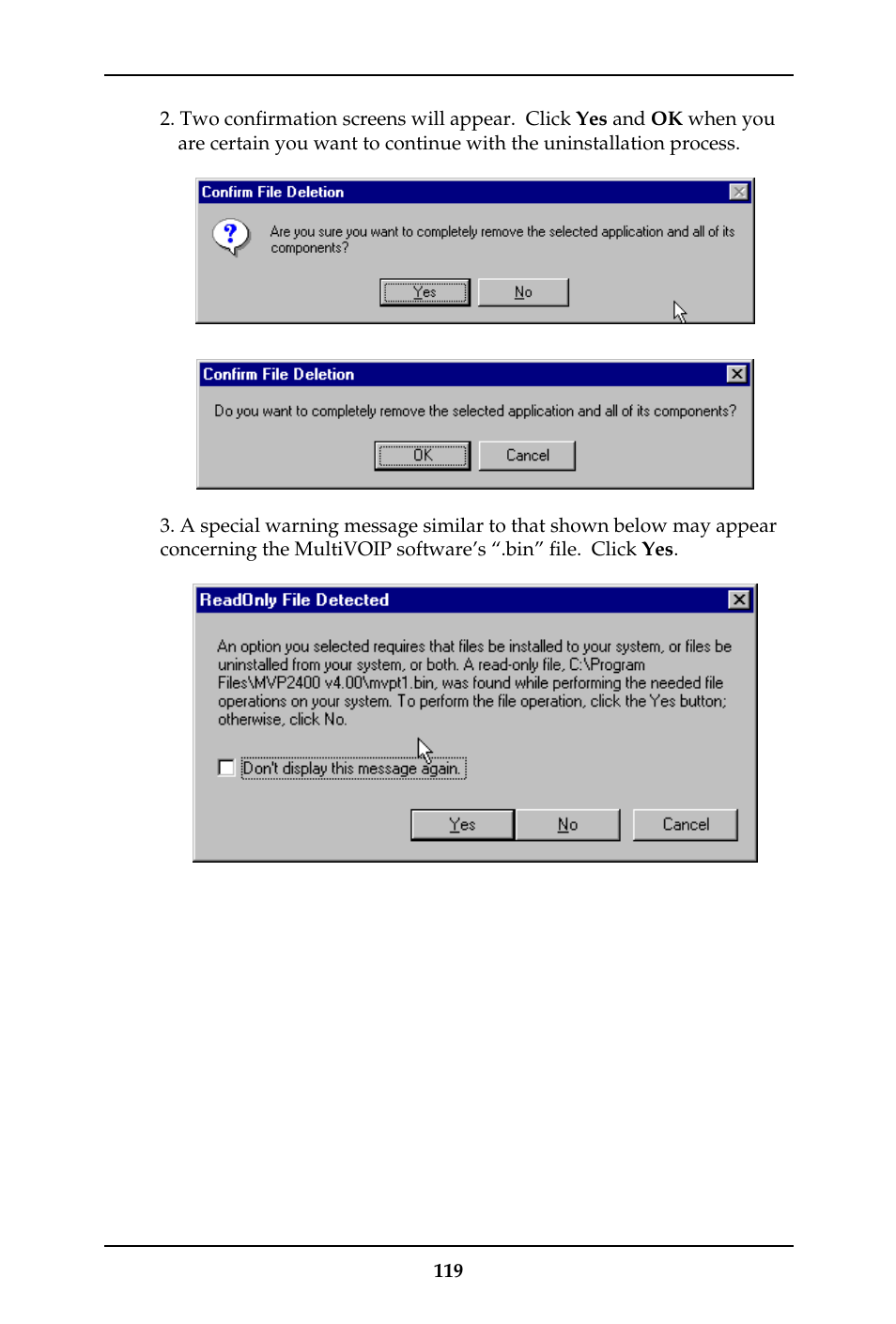 Multi-Tech Systems MULTIVOIP MVP-410ST/810ST User Manual | Page 119 / 559