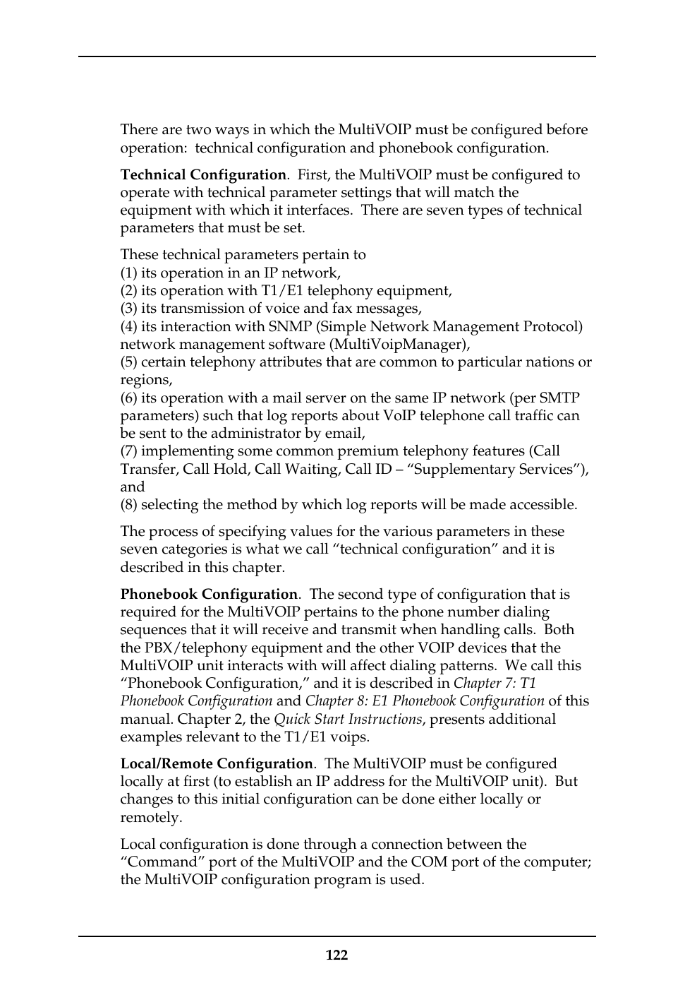Configuring the digital t1/e1 multivoip | Multi-Tech Systems MULTIVOIP MVP-410ST/810ST User Manual | Page 122 / 559