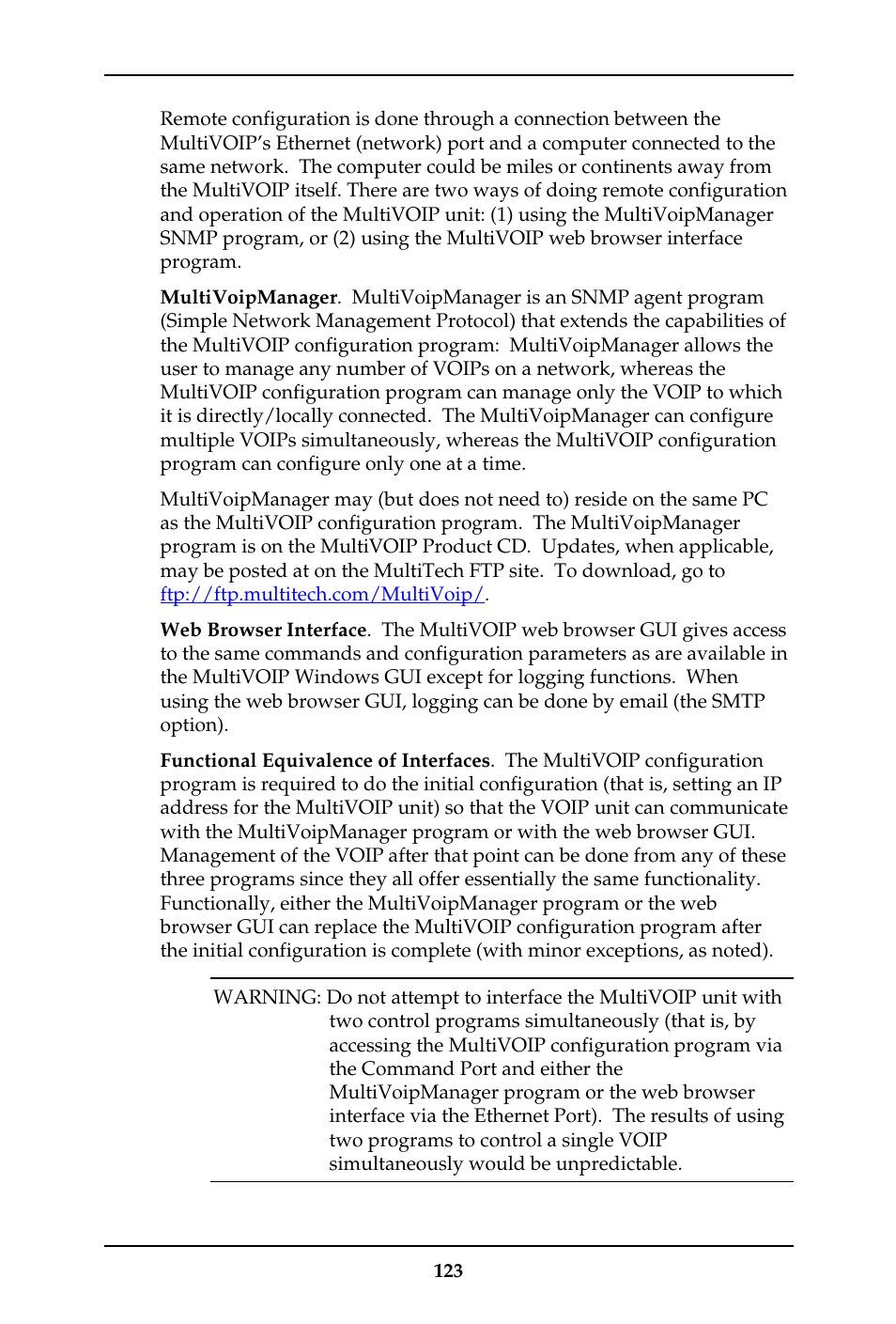 Multi-Tech Systems MULTIVOIP MVP-410ST/810ST User Manual | Page 123 / 559