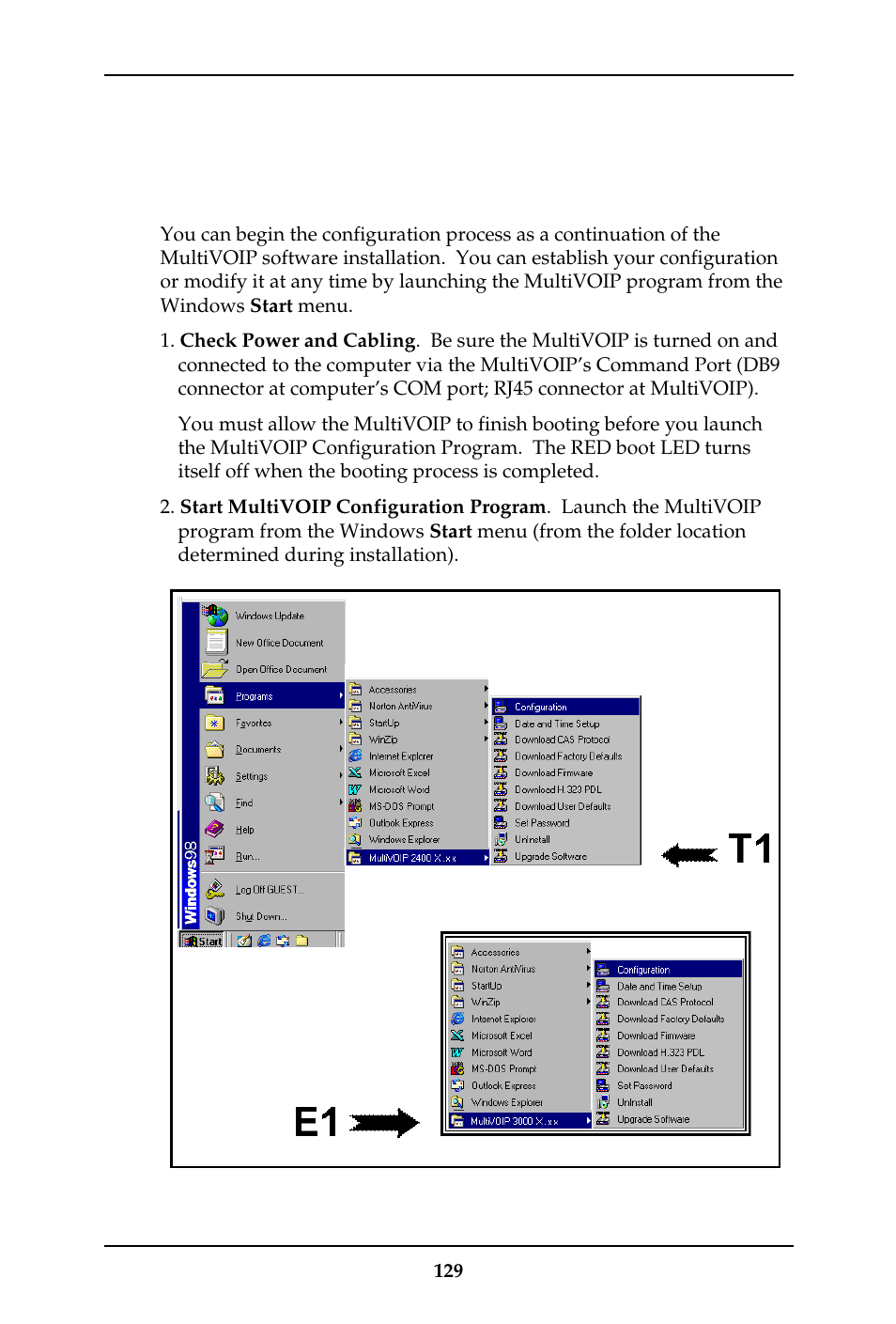 Local configuration procedure (detailed) | Multi-Tech Systems MULTIVOIP MVP-410ST/810ST User Manual | Page 129 / 559