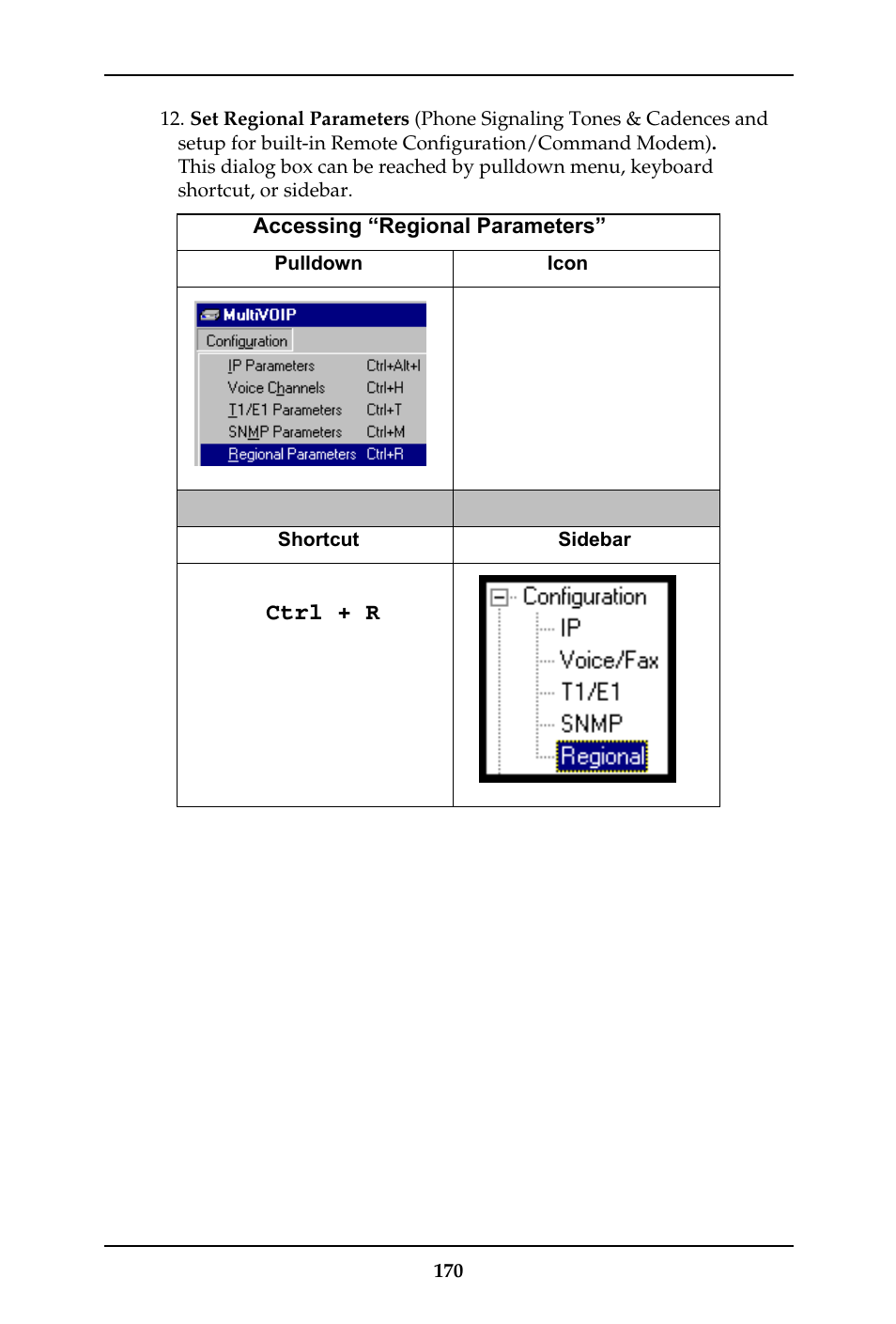 Ctrl + r | Multi-Tech Systems MULTIVOIP MVP-410ST/810ST User Manual | Page 170 / 559
