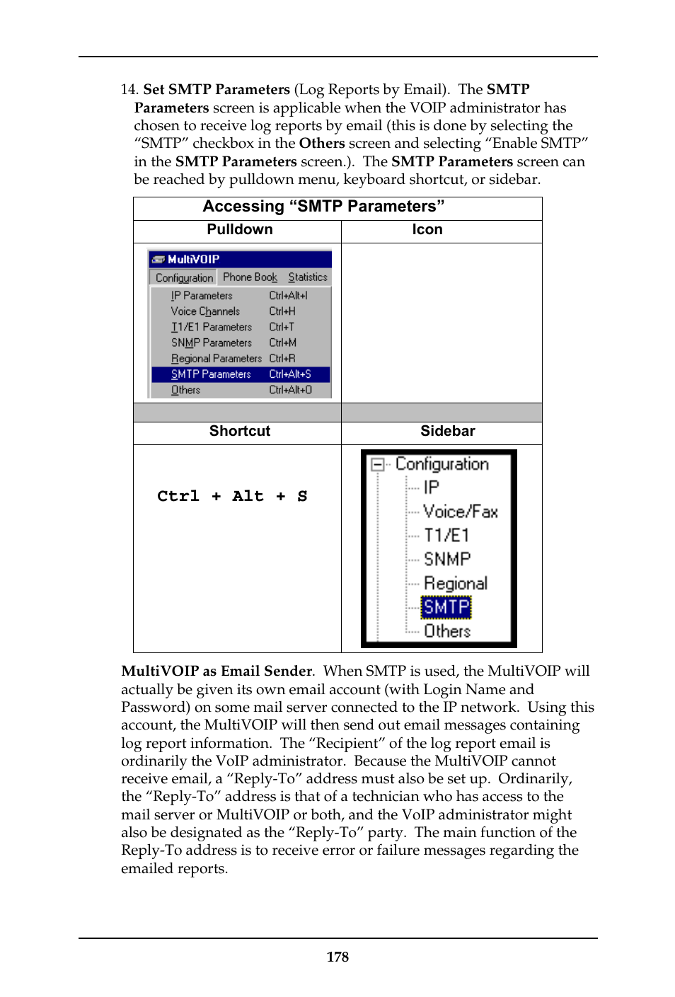 Ctrl + alt + s | Multi-Tech Systems MULTIVOIP MVP-410ST/810ST User Manual | Page 178 / 559