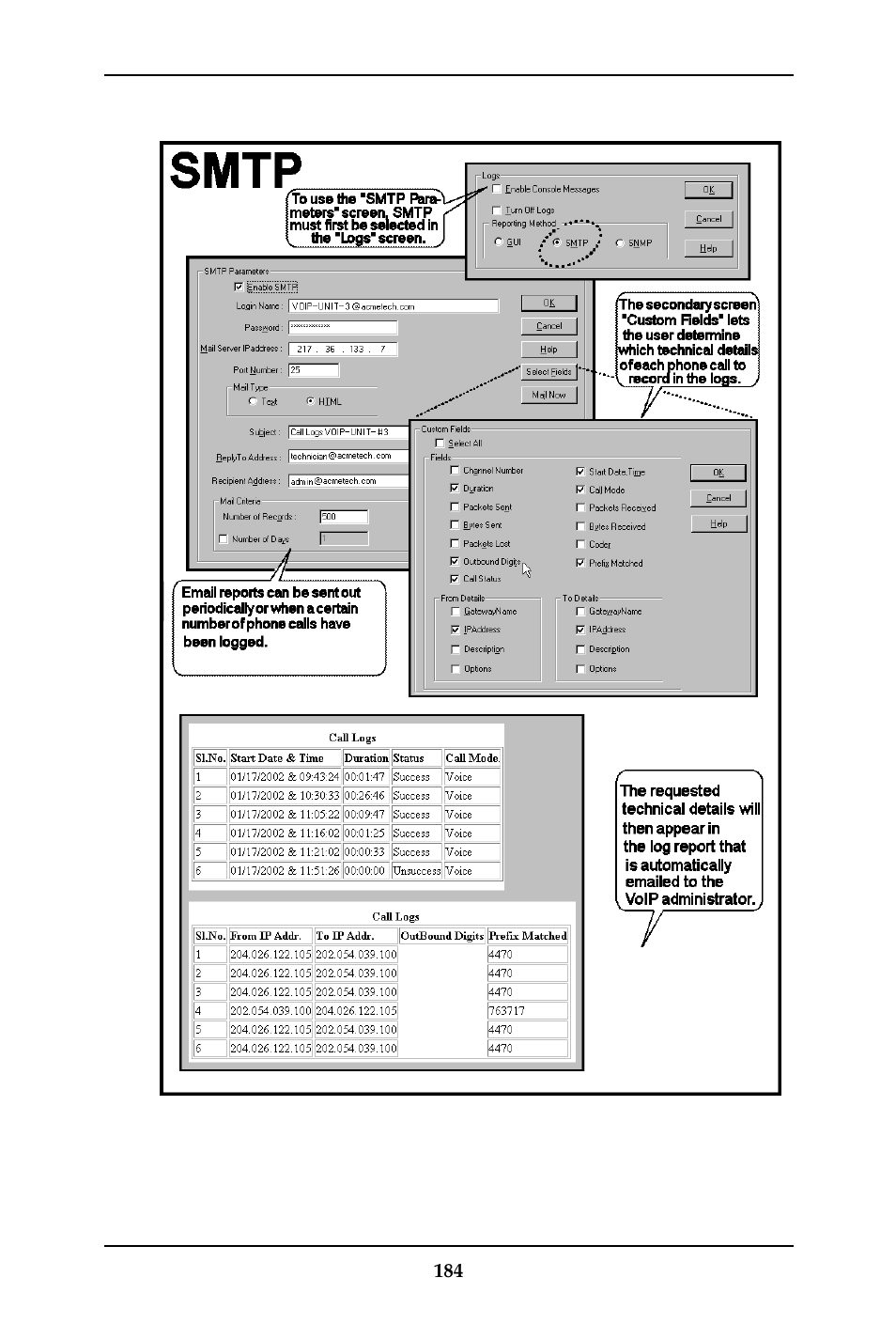 Multi-Tech Systems MULTIVOIP MVP-410ST/810ST User Manual | Page 184 / 559