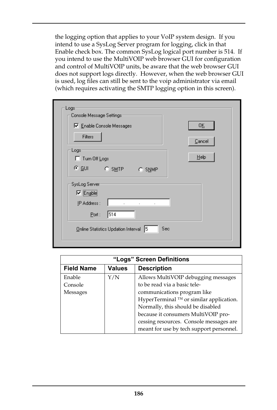 Multi-Tech Systems MULTIVOIP MVP-410ST/810ST User Manual | Page 186 / 559