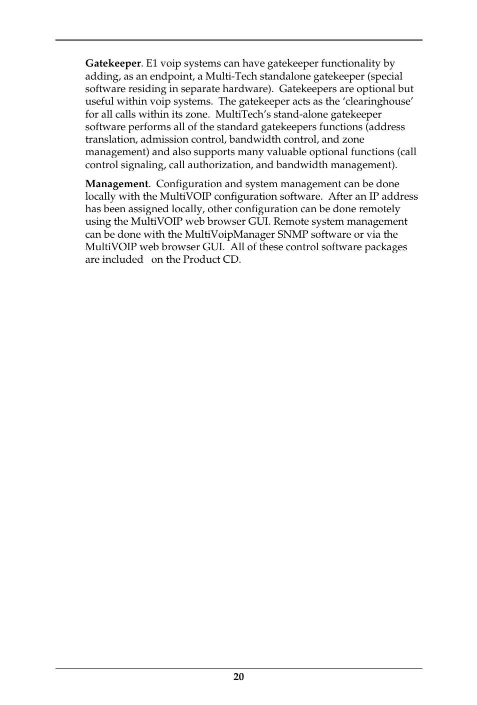 Multi-Tech Systems MULTIVOIP MVP-410ST/810ST User Manual | Page 20 / 559