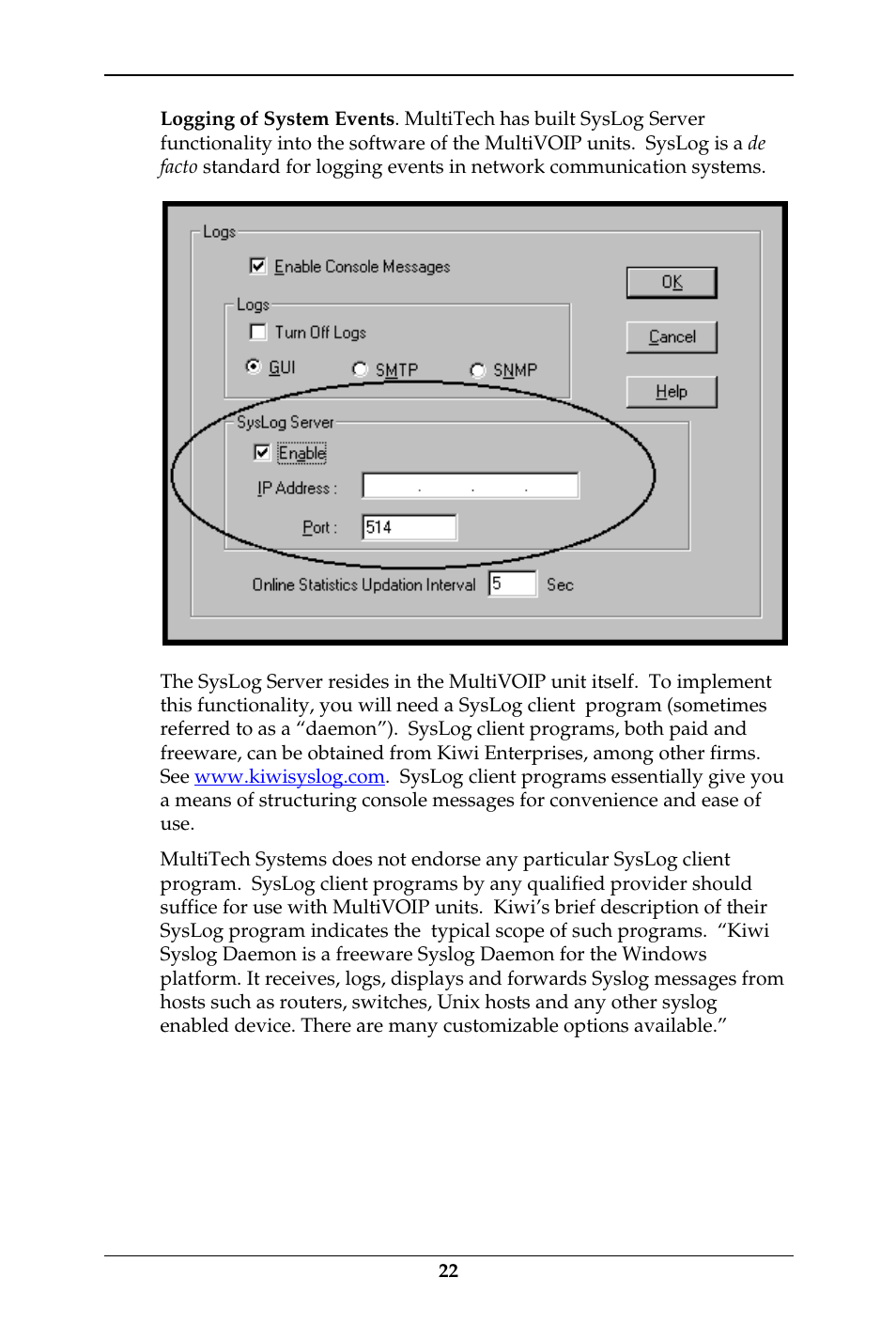 Multi-Tech Systems MULTIVOIP MVP-410ST/810ST User Manual | Page 22 / 559