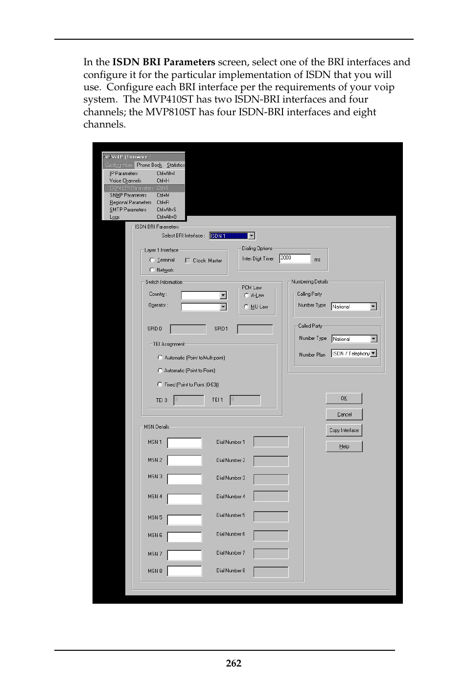 Multi-Tech Systems MULTIVOIP MVP-410ST/810ST User Manual | Page 262 / 559