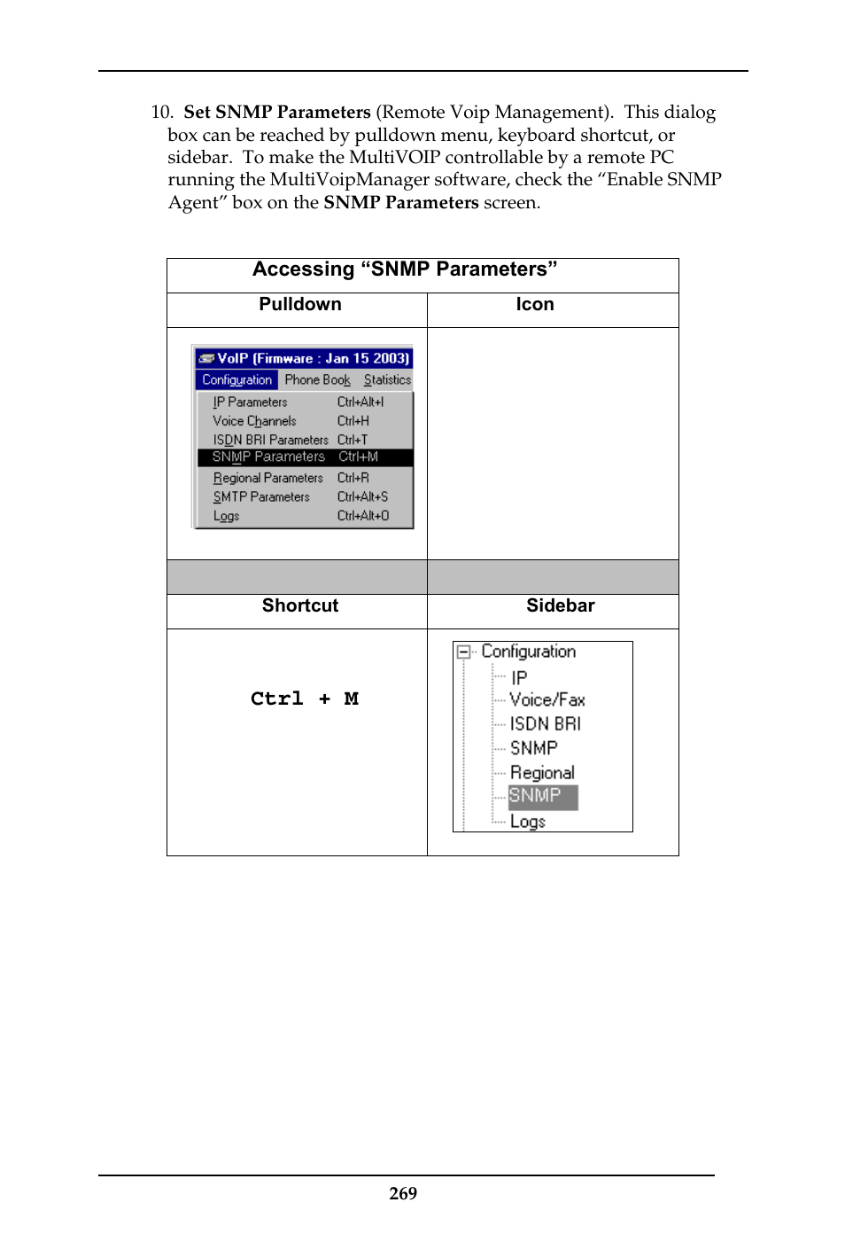 Ctrl + m | Multi-Tech Systems MULTIVOIP MVP-410ST/810ST User Manual | Page 269 / 559
