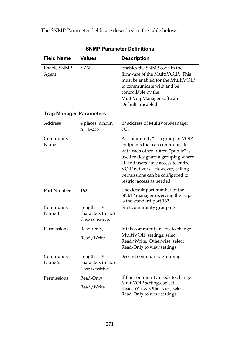 Multi-Tech Systems MULTIVOIP MVP-410ST/810ST User Manual | Page 271 / 559