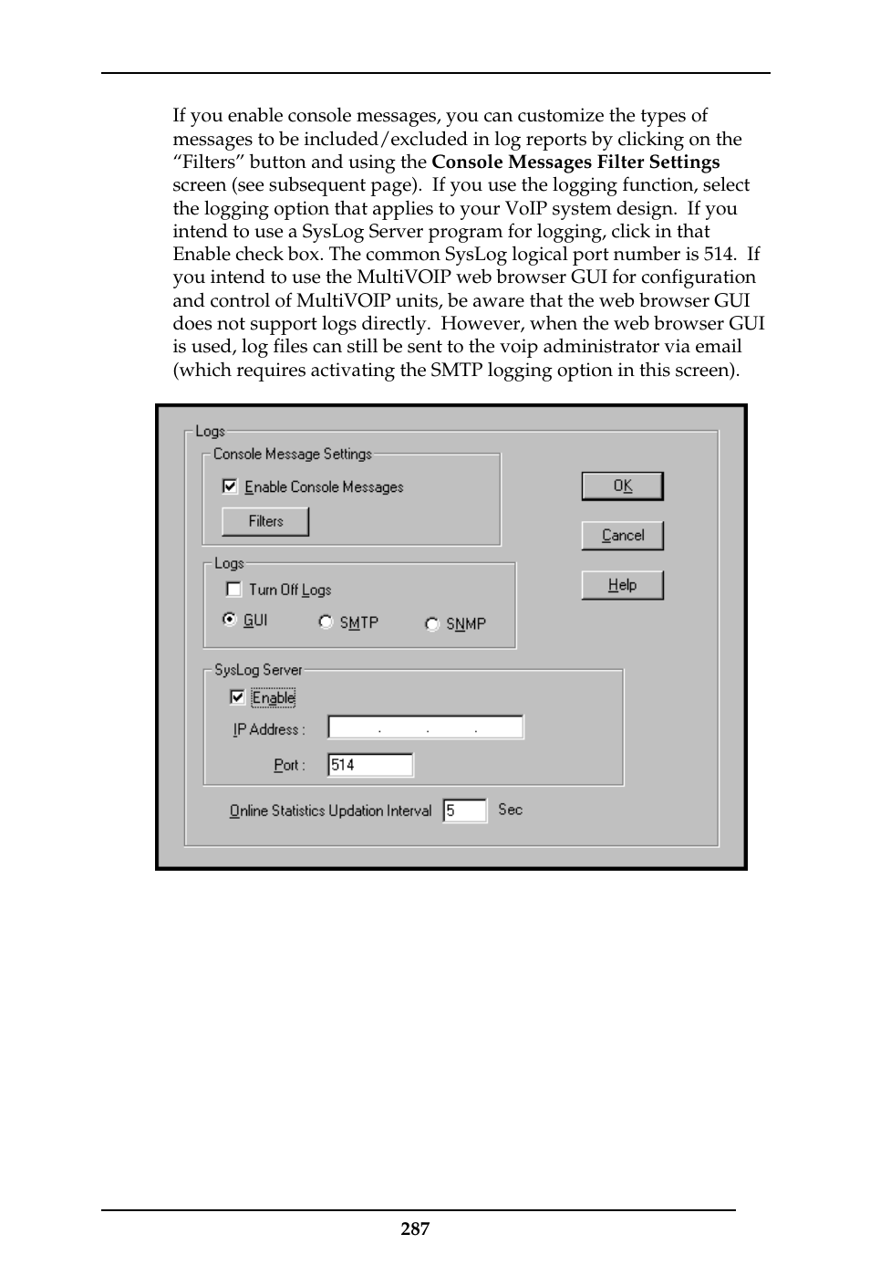 Multi-Tech Systems MULTIVOIP MVP-410ST/810ST User Manual | Page 287 / 559