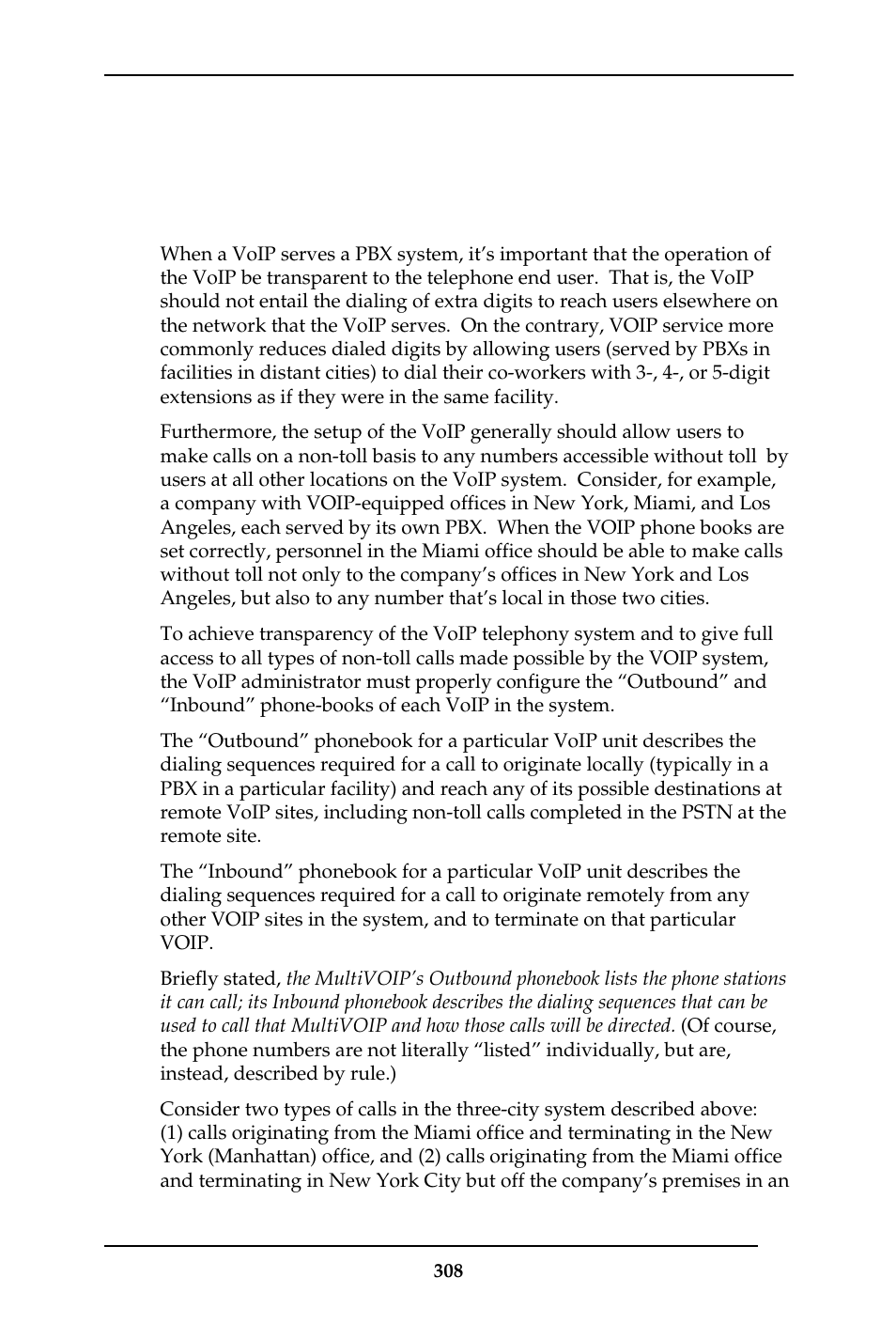 Configuring the mvp2410 multivoip phonebooks | Multi-Tech Systems MULTIVOIP MVP-410ST/810ST User Manual | Page 308 / 559