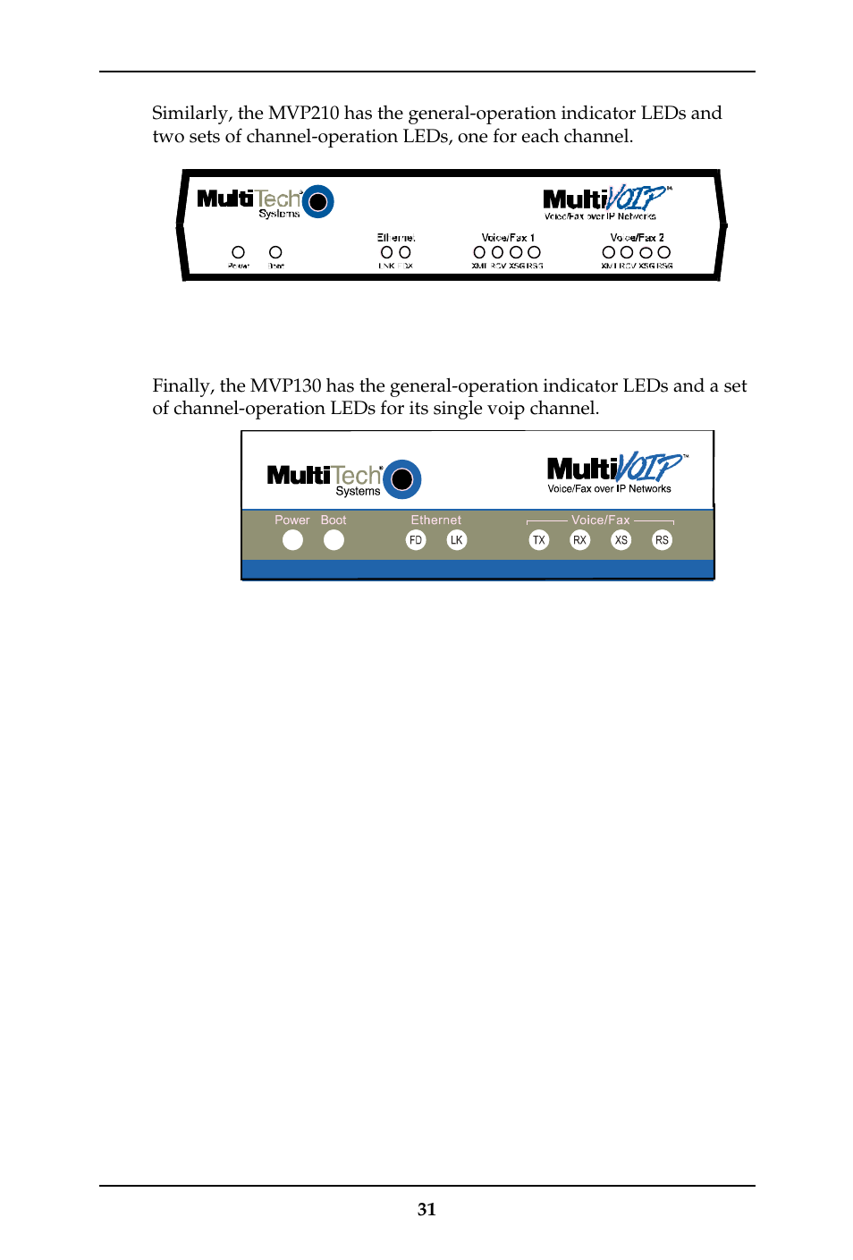 Multi-Tech Systems MULTIVOIP MVP-410ST/810ST User Manual | Page 31 / 559