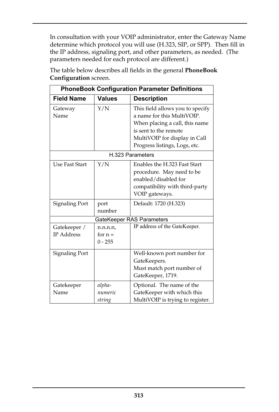 Multi-Tech Systems MULTIVOIP MVP-410ST/810ST User Manual | Page 313 / 559