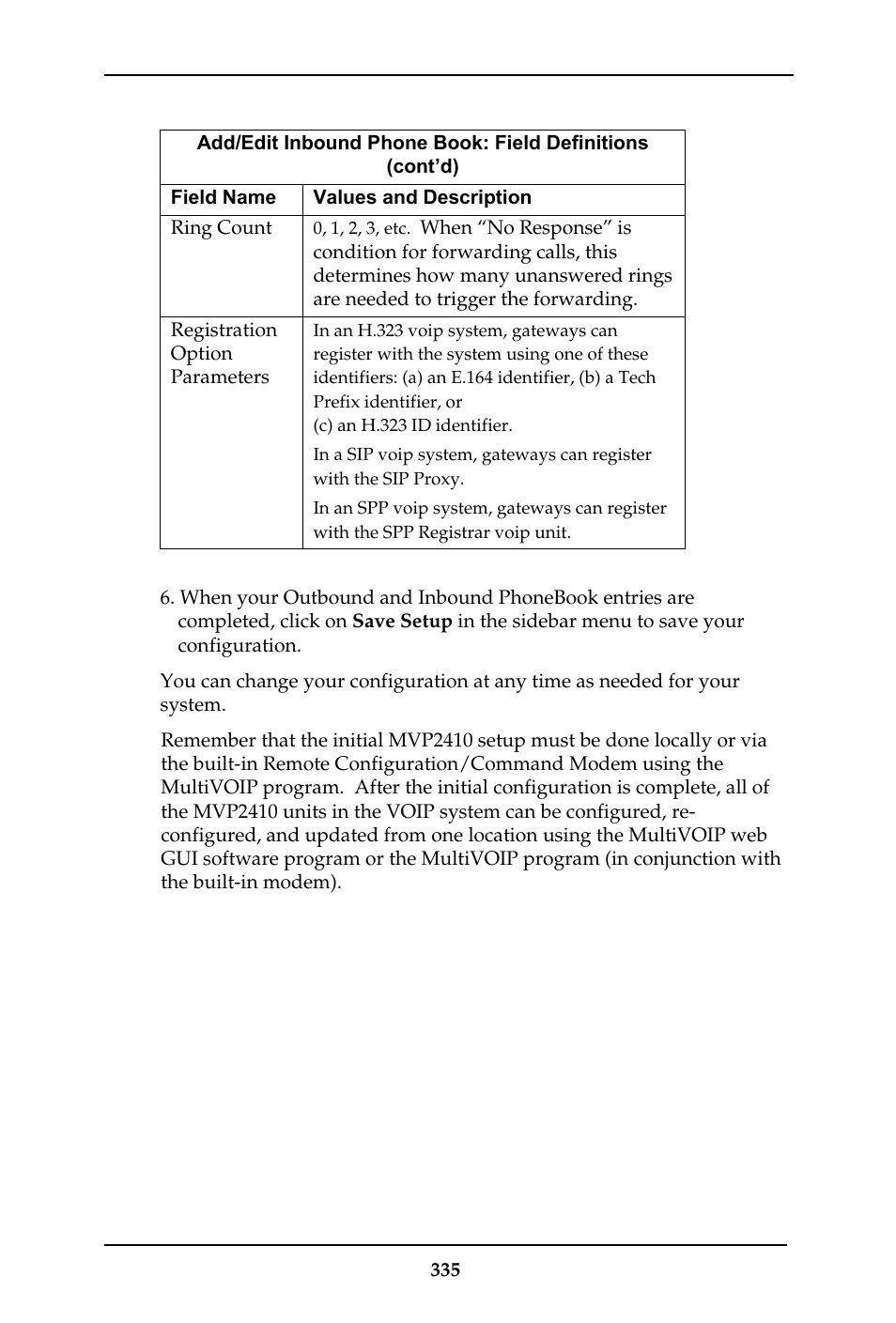 Multi-Tech Systems MULTIVOIP MVP-410ST/810ST User Manual | Page 335 / 559