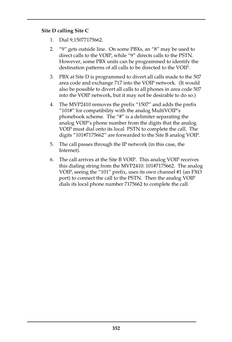 Multi-Tech Systems MULTIVOIP MVP-410ST/810ST User Manual | Page 352 / 559