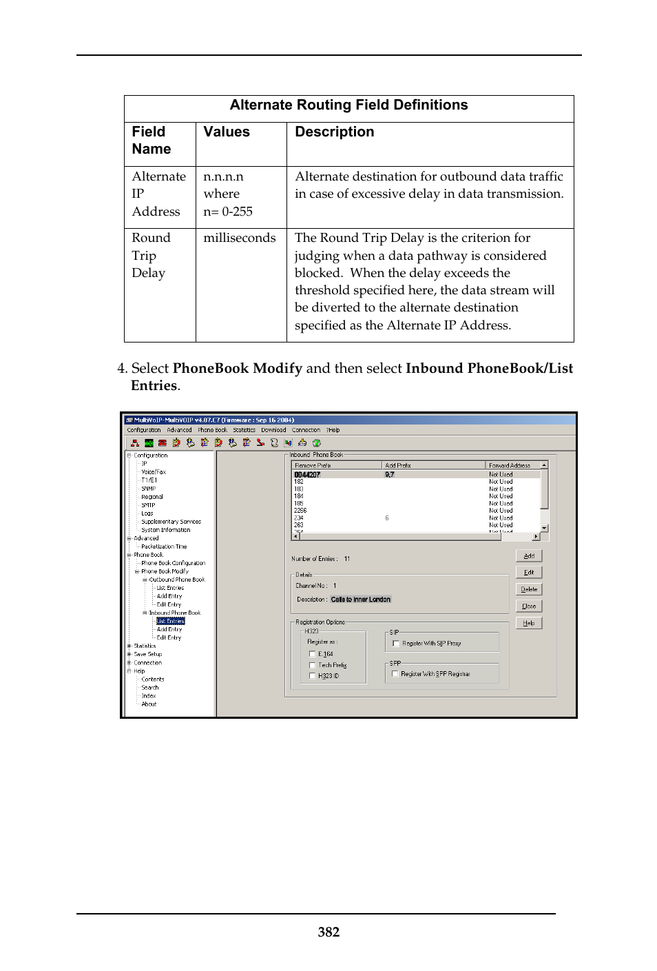 Multi-Tech Systems MULTIVOIP MVP-410ST/810ST User Manual | Page 382 / 559