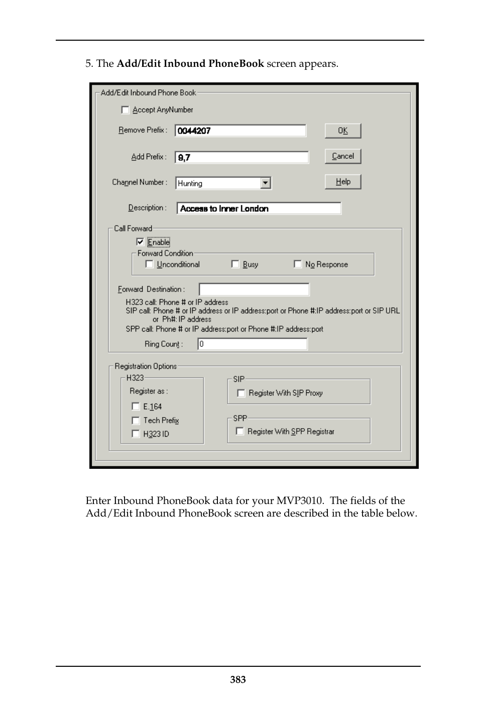 Multi-Tech Systems MULTIVOIP MVP-410ST/810ST User Manual | Page 383 / 559