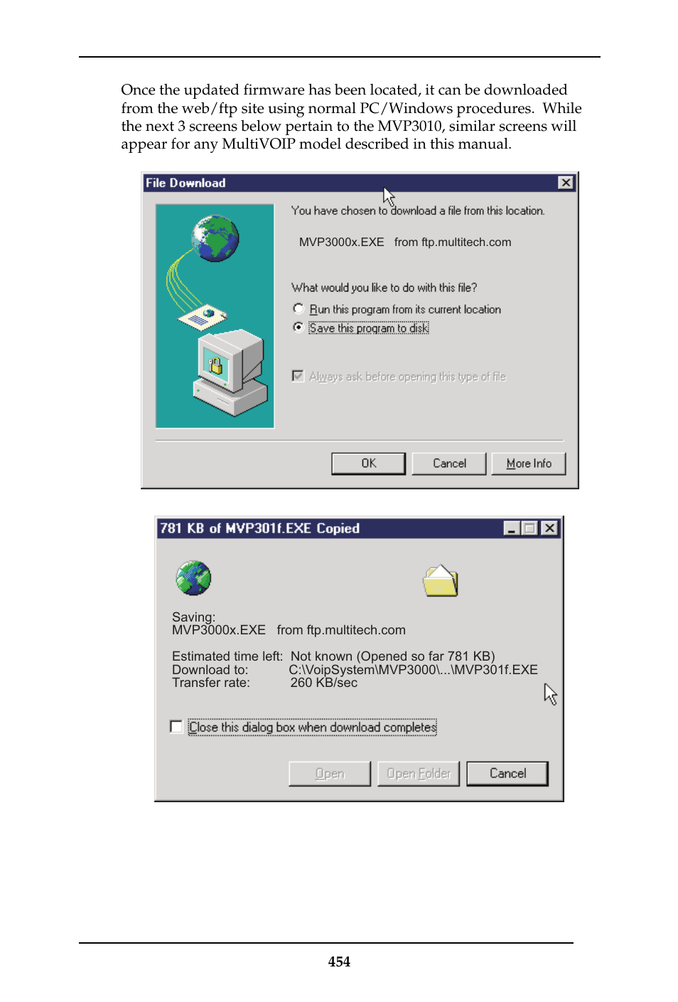 Multi-Tech Systems MULTIVOIP MVP-410ST/810ST User Manual | Page 454 / 559