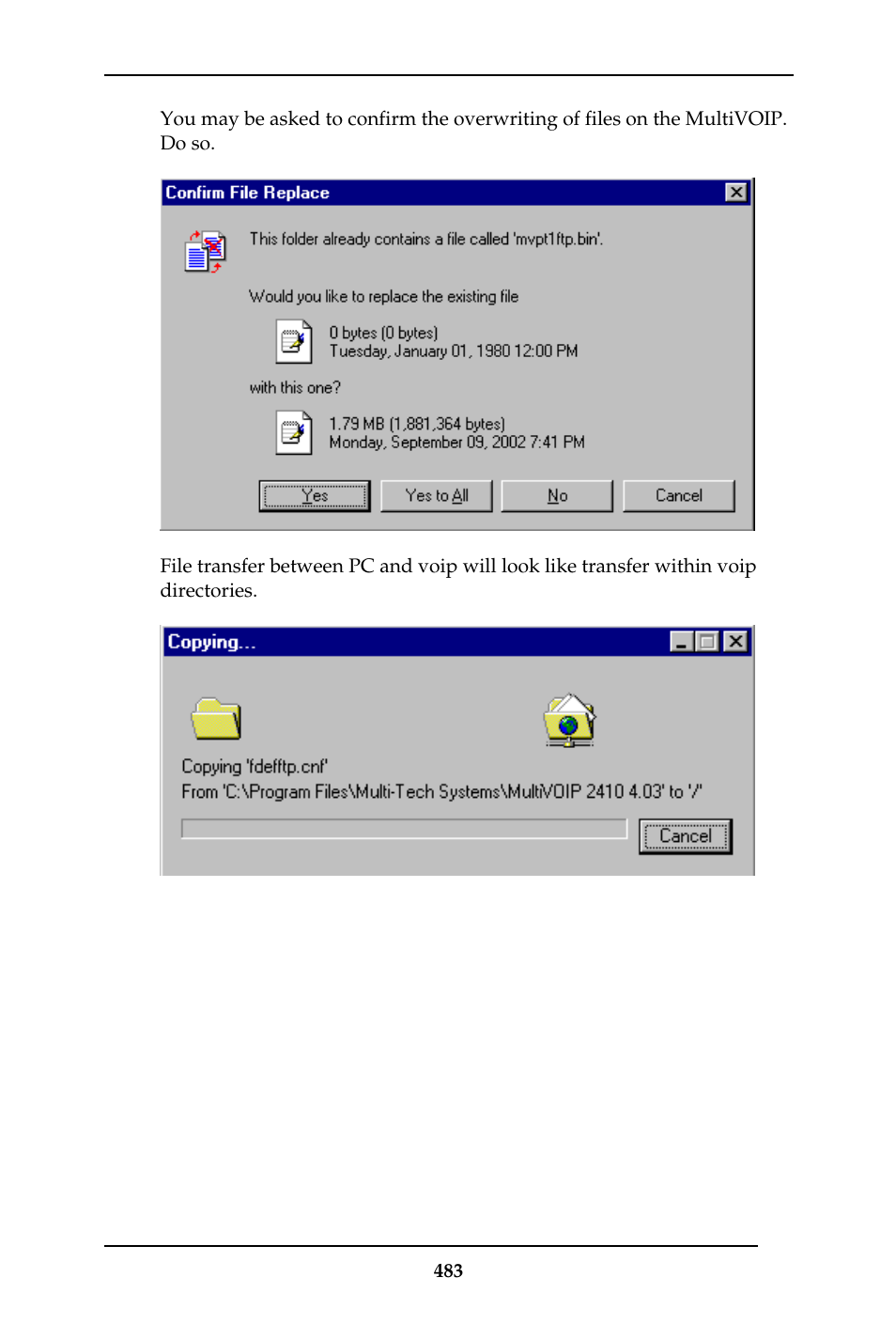 Multi-Tech Systems MULTIVOIP MVP-410ST/810ST User Manual | Page 483 / 559