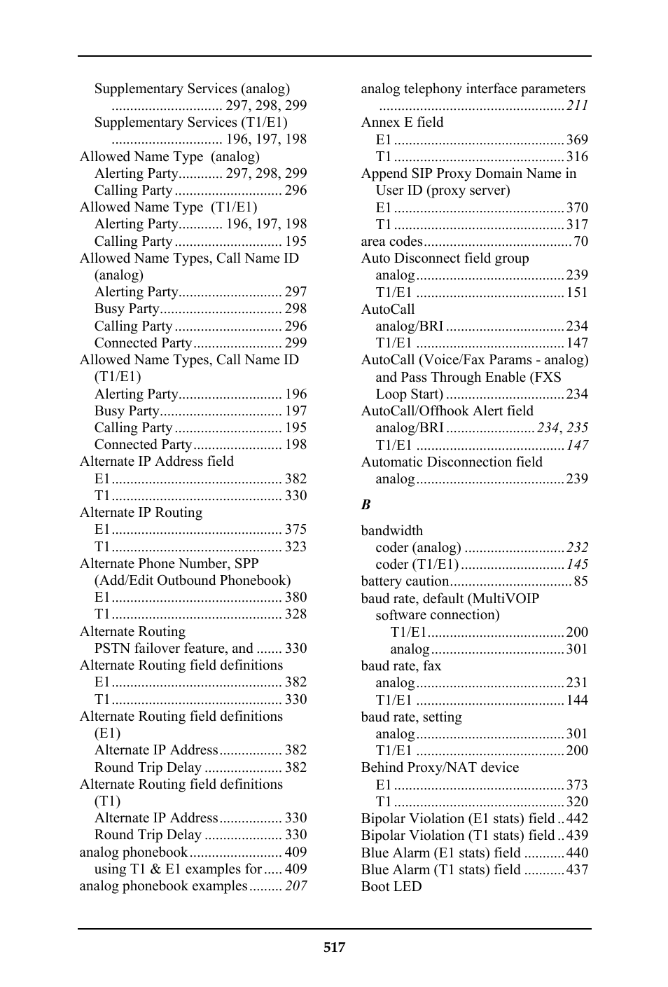 Multi-Tech Systems MULTIVOIP MVP-410ST/810ST User Manual | Page 517 / 559