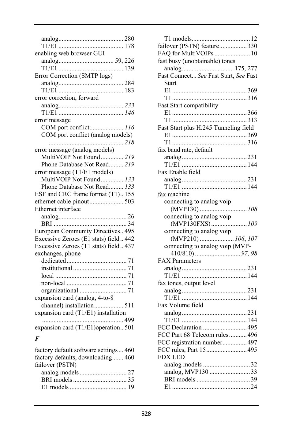 Multi-Tech Systems MULTIVOIP MVP-410ST/810ST User Manual | Page 528 / 559
