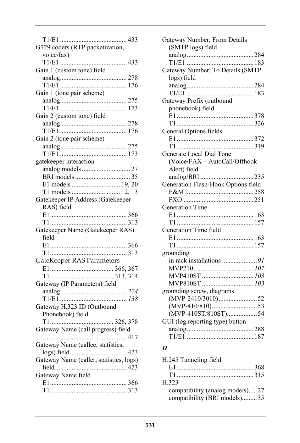 Multi-Tech Systems MULTIVOIP MVP-410ST/810ST User Manual | Page 531 / 559