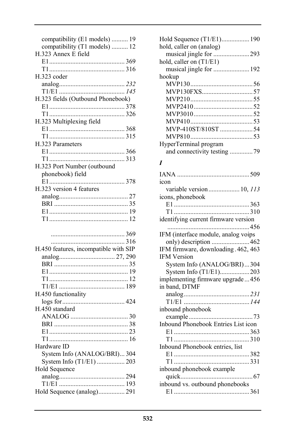 Multi-Tech Systems MULTIVOIP MVP-410ST/810ST User Manual | Page 532 / 559