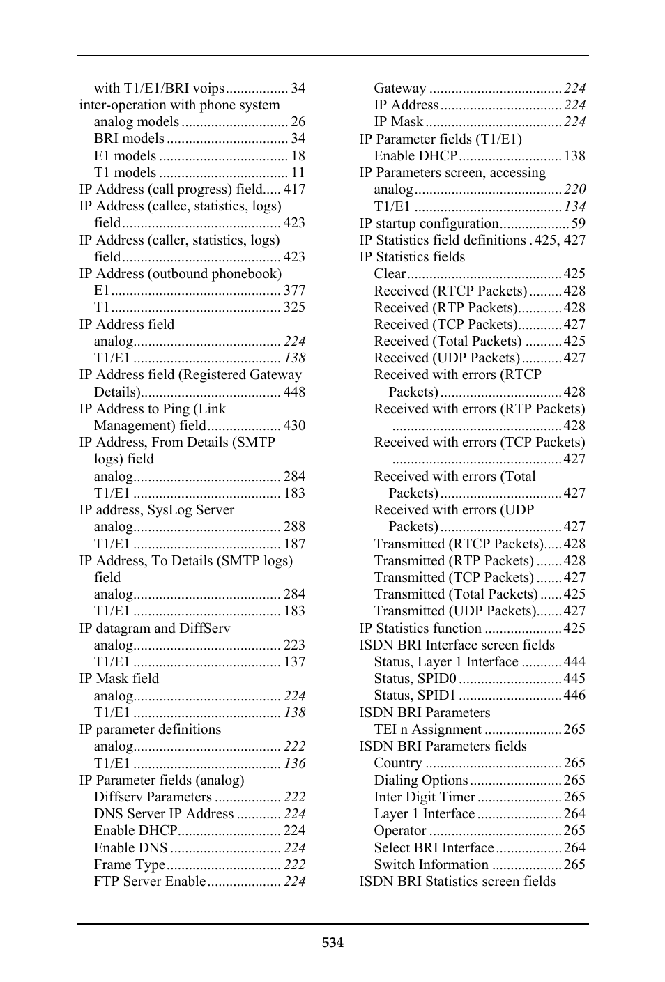 Multi-Tech Systems MULTIVOIP MVP-410ST/810ST User Manual | Page 534 / 559