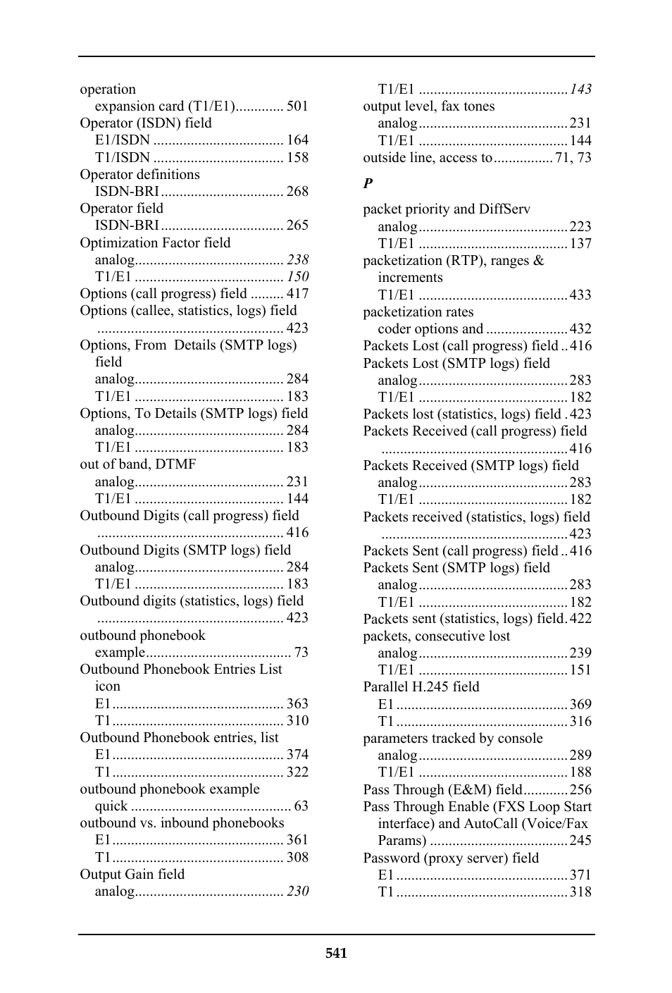 Multi-Tech Systems MULTIVOIP MVP-410ST/810ST User Manual | Page 541 / 559