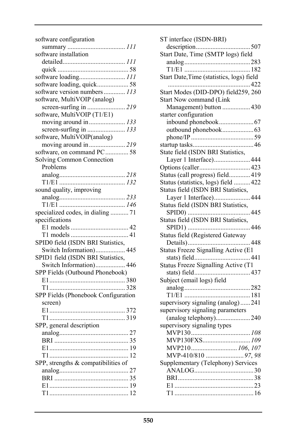 Multi-Tech Systems MULTIVOIP MVP-410ST/810ST User Manual | Page 550 / 559