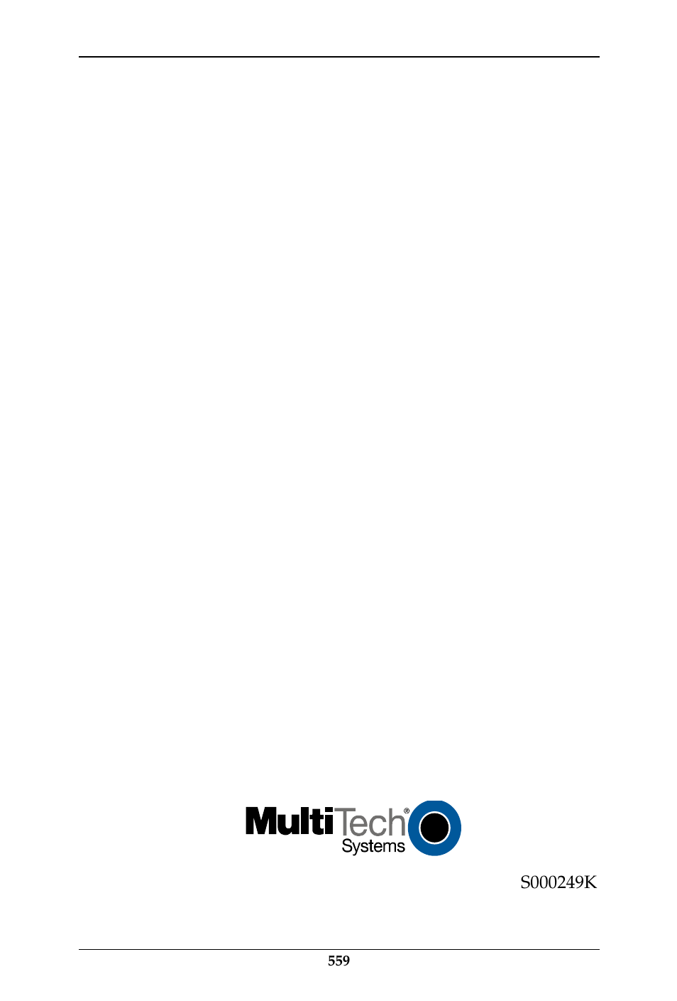 Multi-Tech Systems MULTIVOIP MVP-410ST/810ST User Manual | Page 559 / 559