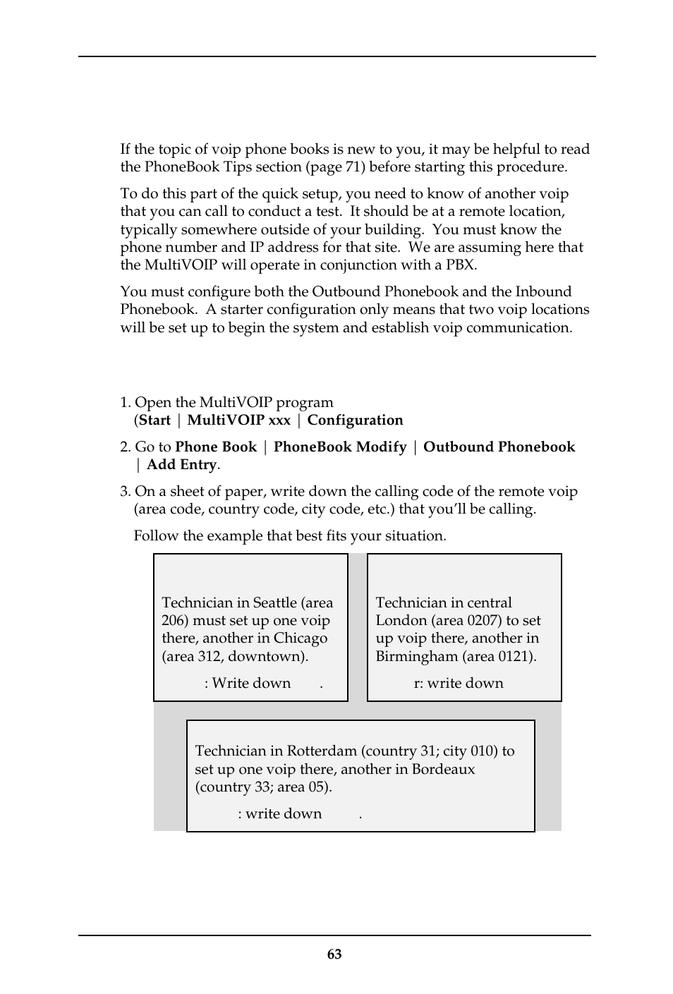 Phonebook starter configuration (with remote voip), Outbound phonebook | Multi-Tech Systems MULTIVOIP MVP-410ST/810ST User Manual | Page 63 / 559