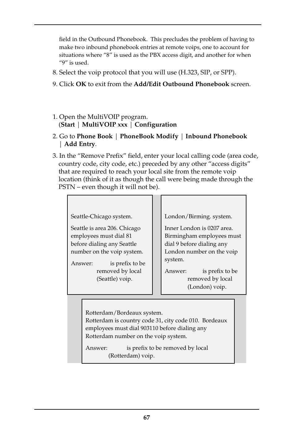 Inbound phonebook | Multi-Tech Systems MULTIVOIP MVP-410ST/810ST User Manual | Page 67 / 559