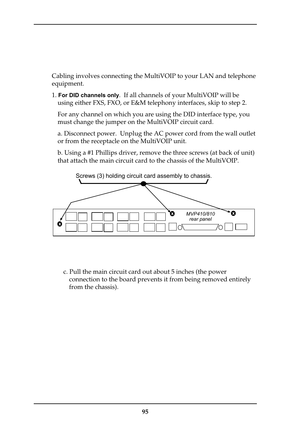 Cabling procedure for mvp-410/810 | Multi-Tech Systems MULTIVOIP MVP-410ST/810ST User Manual | Page 95 / 559