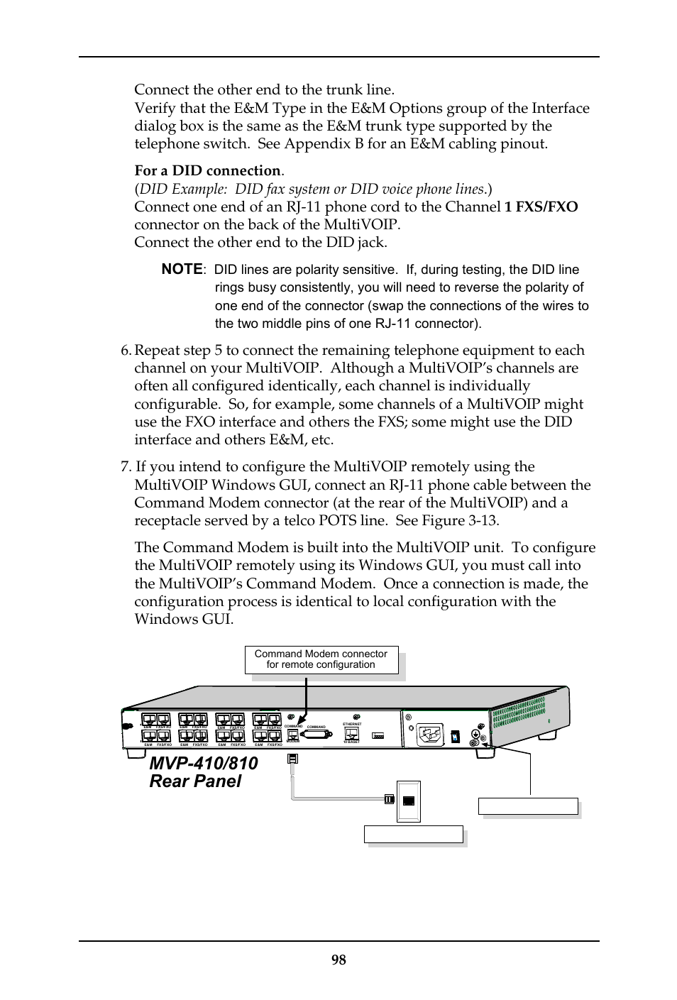 Multi-Tech Systems MULTIVOIP MVP-410ST/810ST User Manual | Page 98 / 559