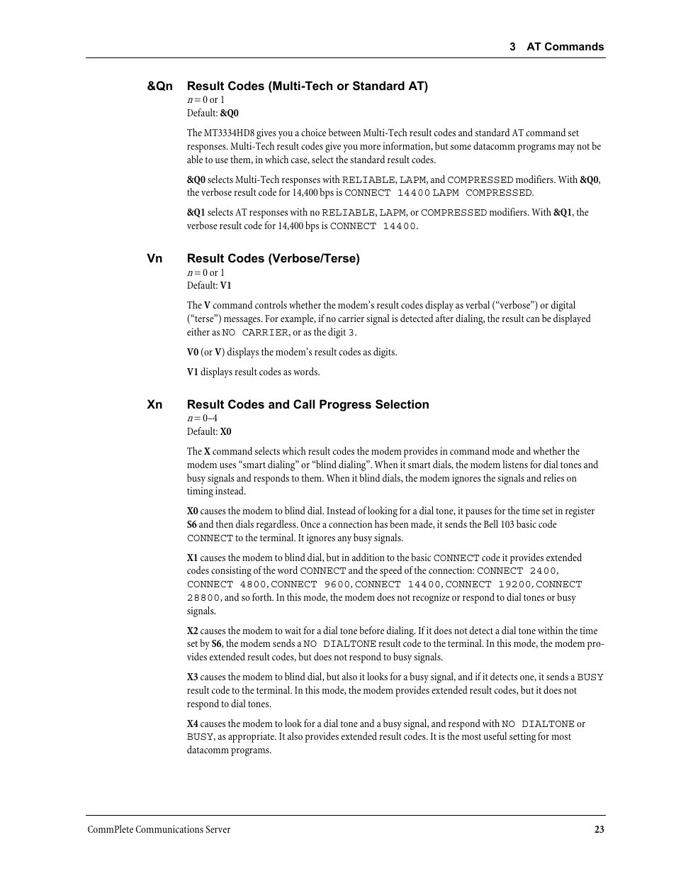 Multi-Tech Systems MT3334HD8 User Manual | Page 29 / 100